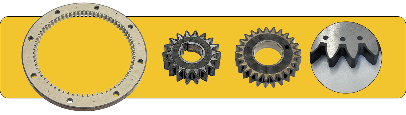 Ring Gear, Sun Gear, Planetary Gear, Tooth Tip